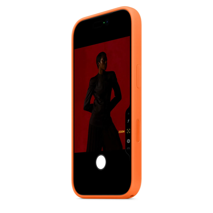 iPhone 17 Pro Silicone Case with MagSafe – помаранчевий 0INT