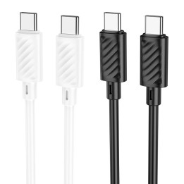 Kabel USB C do USB C Hoco 3A 60W 2 m X88 biały