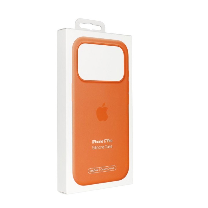 iPhone 17 Pro Silicone Case with MagSafe – Orange 0INT