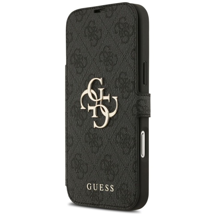 GUESS case for IPHONE 17 Pro Max GUBKP17X4GMGGR (PU 4G Metal Logo) black