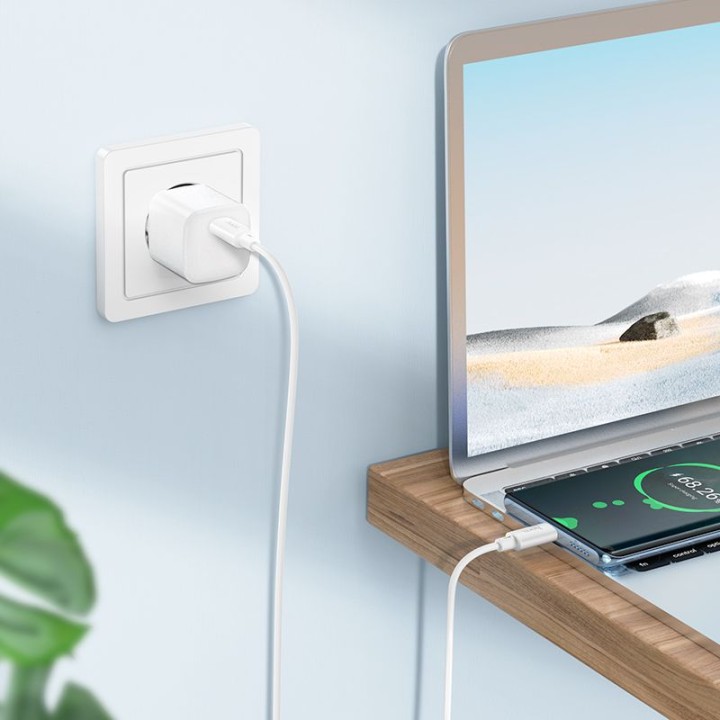USB-C to USB-C cable Hoco 3A 60W 2 m X88 white