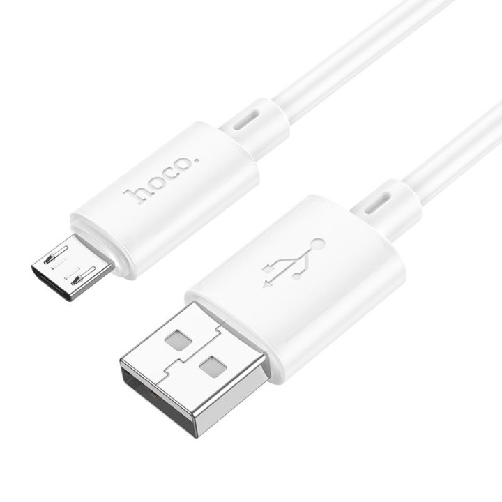 Cable USB A for Micro USB Hoco 2,4A 2 m X88 white