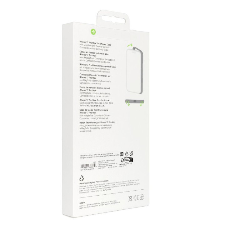 iPhone 17 Pro Max TechWoven Case with MagSafe - синий 0INT
