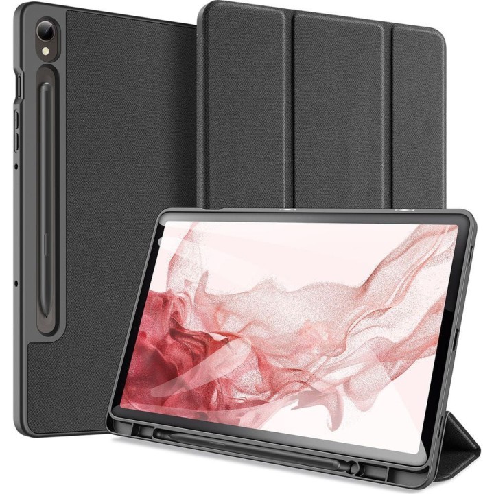 DUX DUCIS case DOMO foldable with a stylus compartment for SAMSUNG Tab S9 black