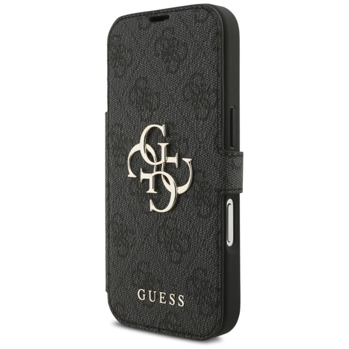 GUESS чохол для IPHONE 17 Pro GUBKP17L4GMGGR (PU 4G Metal Logo) чорний