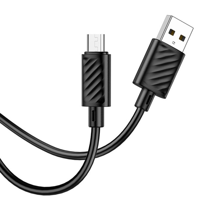 Cable USB A for Micro USB Hoco 2,4A 2 m X88 black