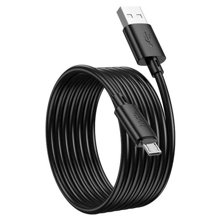 Kabel USB A do Micro USB Hoco 2,4A 2 m X88 czarny