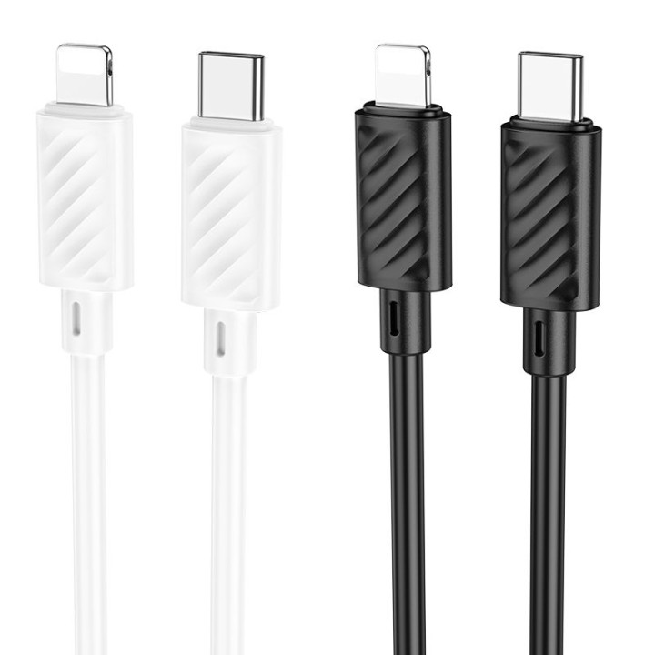 Кабель USB-C – Lightning Hoco PD 27W 2 m X88 черный