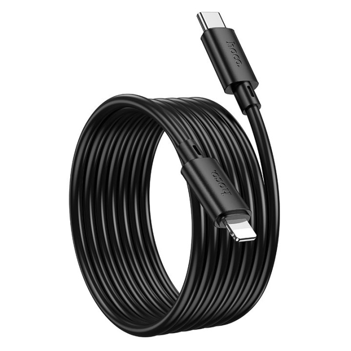 Кабель USB-C – Lightning Hoco PD 27W 2 m X88 чорний