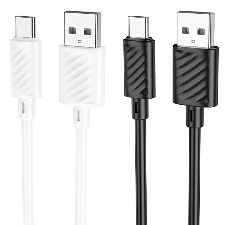 Кабель USB-A – USB-C Hoco 3A 2 m X88 белый