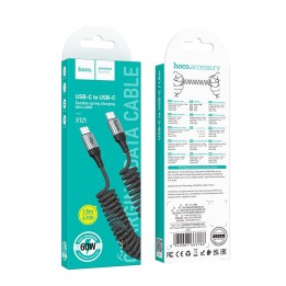 Кабель USB-C – USB-C Hoco PD 60W 1,5 m X121 чорний
