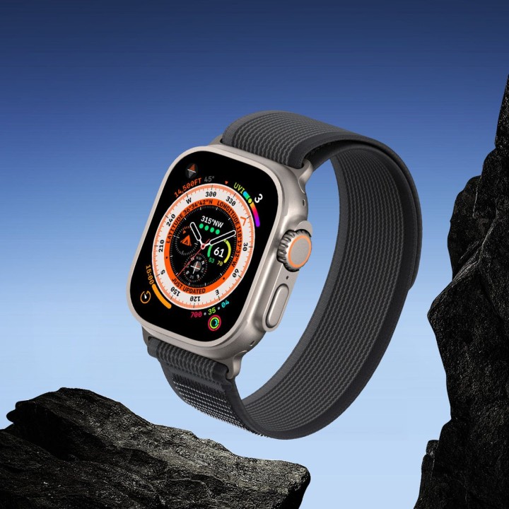 DUX DUCIS strap YJ nylon for Apple Watch 42 / 44 / 45 / 49 mm black-grey
