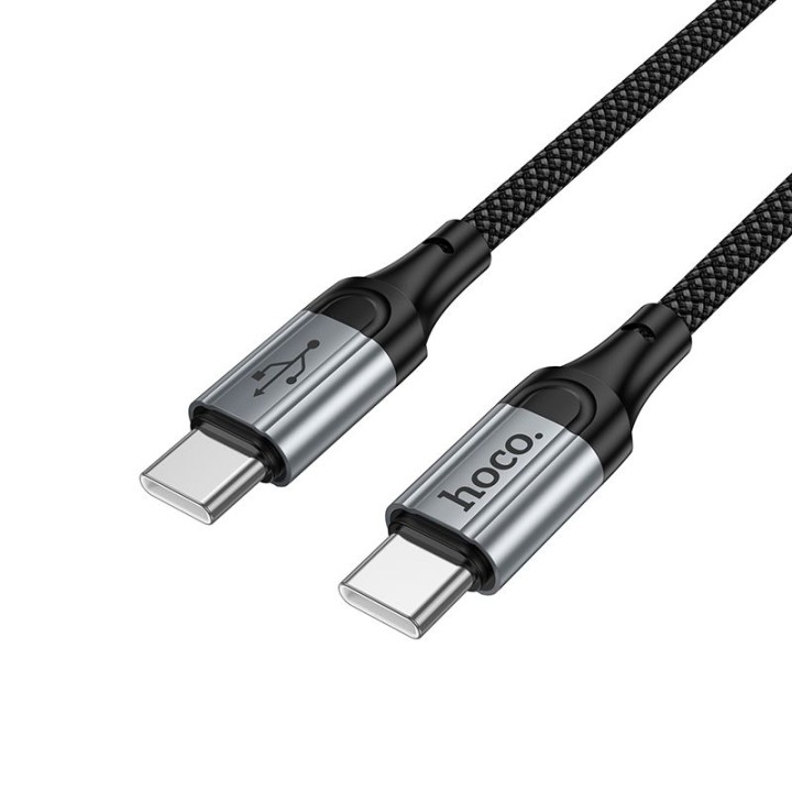 Кабель USB-C – USB-C Hoco PD 60W 1,5 m X121 черный