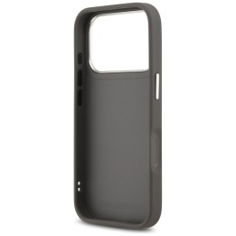 KARL LAGERFELD futerał do IPHONE 17 Pro KLHCP17LPSFDHPOG (FW Grained PU W/ K&C Heads Pin & Logo) szary