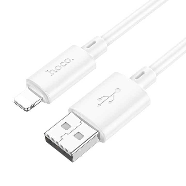 Kabel USB A do Lightning Hoco 2,4A 2 m X88 biały