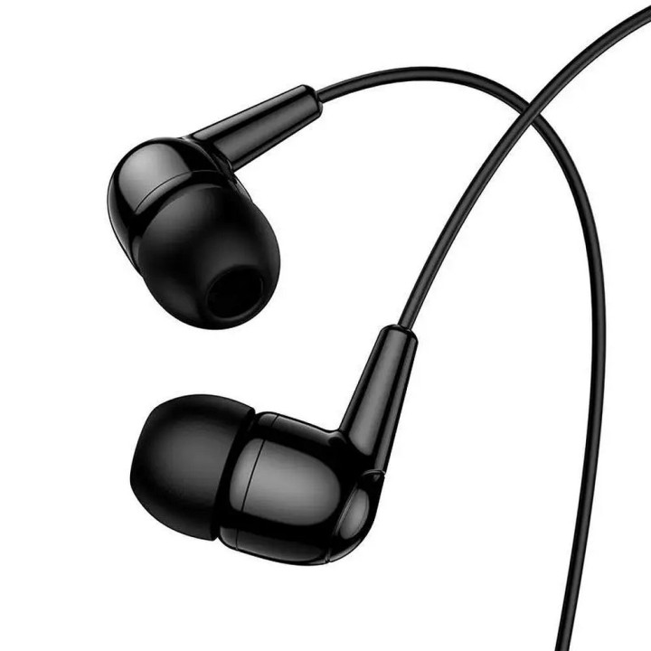 Wired in-ear headphones USB C Hoco M97 black