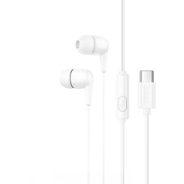 Проводные наушники-вкладыши USB C Hoco M97 белые