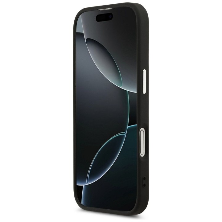 GUESS чохол для IPHONE 17 сумісний з MagSafe GUHMP17SPSDTSCMK (PU W/ Triangle Logo) чорний