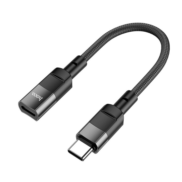 Adapter OTG USB C for Lightning Hoco 3A 0,1 m U107 black