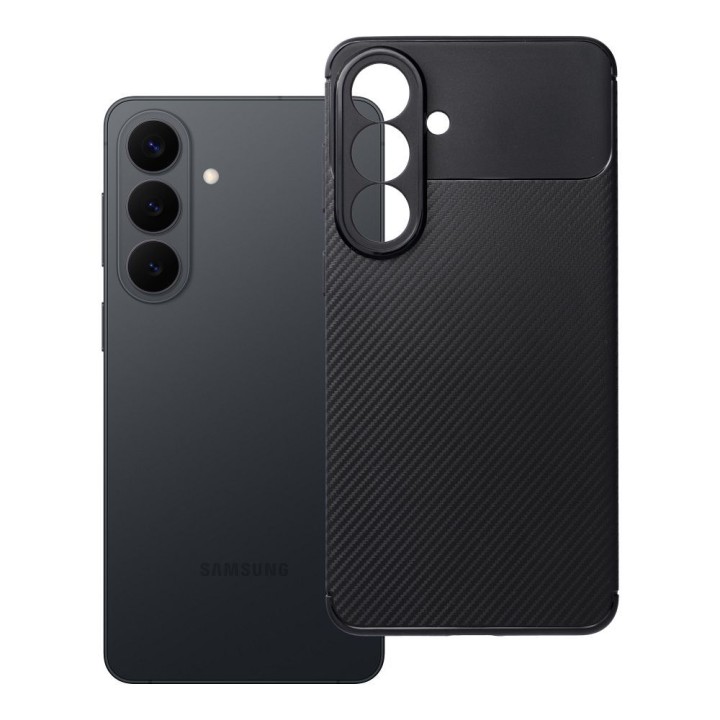 Чохол для Samsung S26 PLUS Carbon Premium чорний