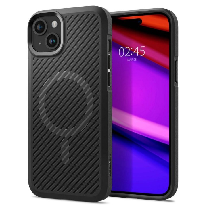 SPIGEN case CORE ARMOR MAG compatible with Magsafe for IPHONE 15 Plus matte black