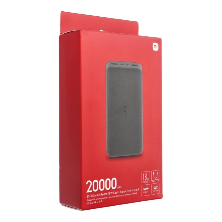 Повербанк Xiaomi VXN4304GL Redmi 18W Fast Charge черный блистер