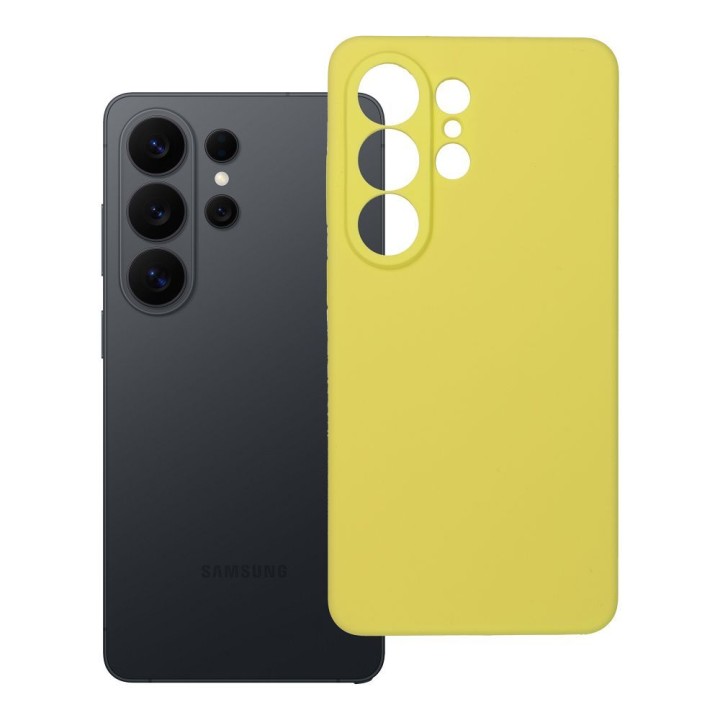 Case for Samsung S26 ULTRA Silicone 2mm (camera protection) yellow