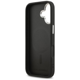 KARL LAGERFELD case for IPHONE 17 compatible with MagSafe KLHMP17SPSMLRKCK (PU K&C Pins) black