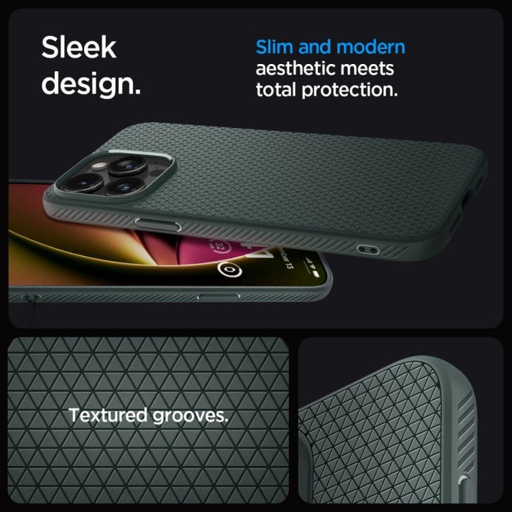 SPIGEN futerał LIQUID AIR do IPHONE 15 Pro Max abyss green