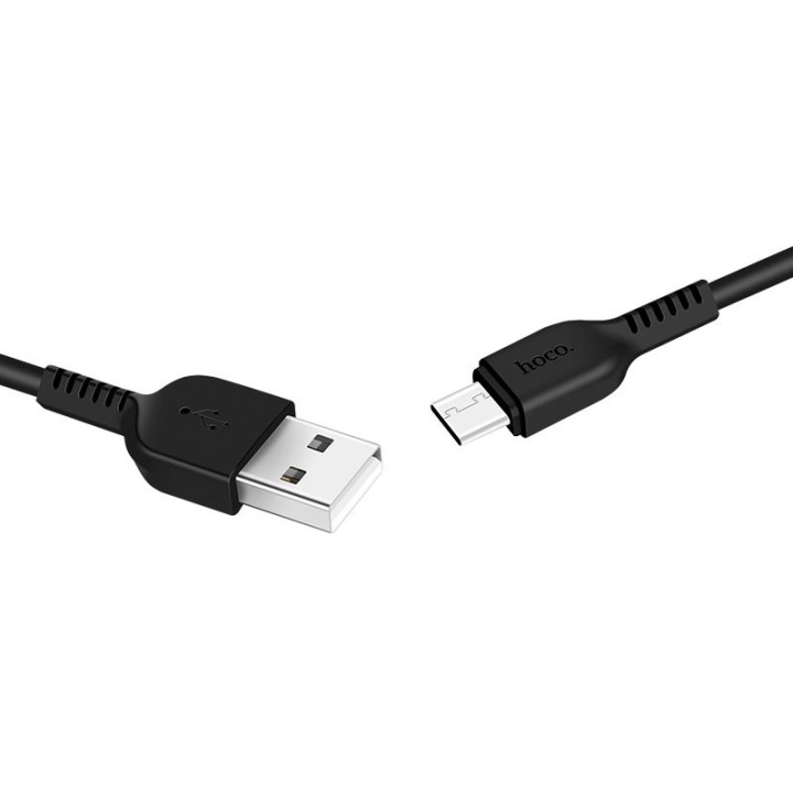 USB-A to USB-C cable Hoco 2,4A 3 m X20 black