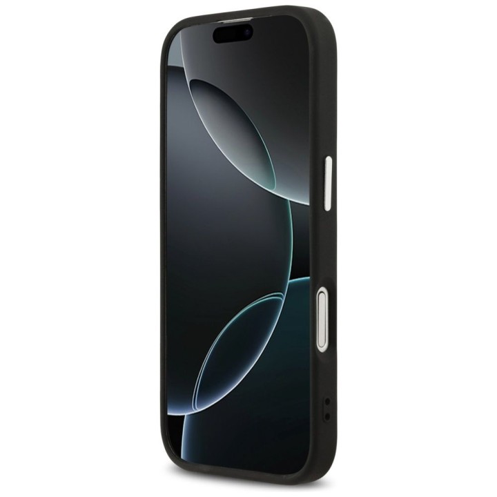 KARL LAGERFELD чохол для IPHONE 17 сумісний з MagSafe KLHMP17SPSMLRKCK (PU K&C Pins) чорний
