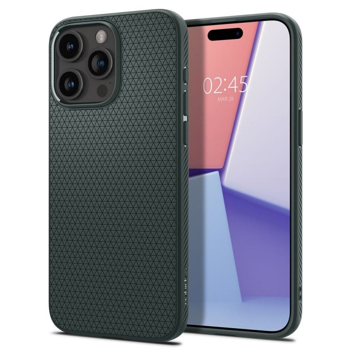SPIGEN чехол LIQUID AIR для IPHONE 15 Pro Max abyss green