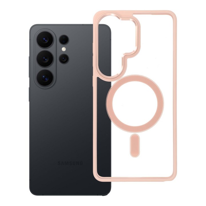 Etui na Samsung S26 ULTRA Color Edge Mag Cover zgodne z MagSafe różowe