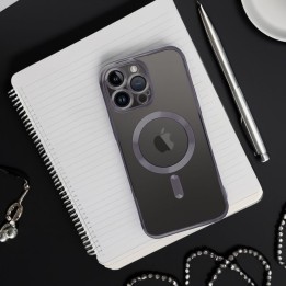 Чохол для Samsung S26 Electro Mag Cover сумісний з MagSafe чорний