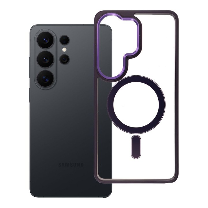 Case for Samsung S26 ULTRA Color Edge Mag Cover MagSafe compatible purple