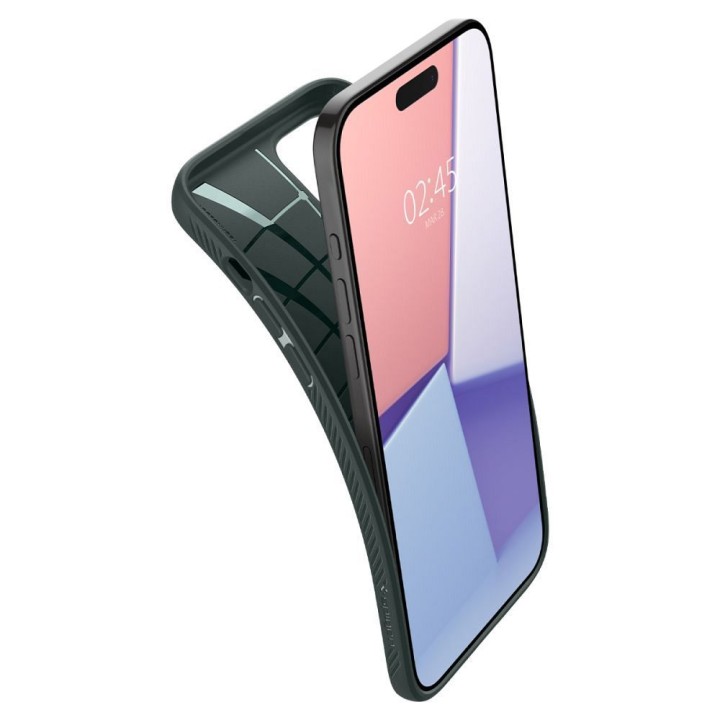 SPIGEN case LIQUID AIR for IPHONE 15 Pro Max abyss green