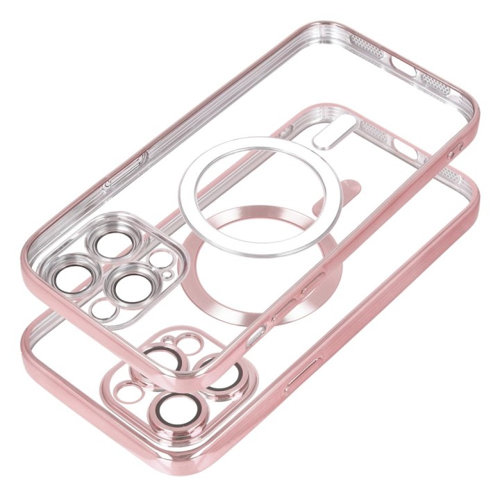 Case for Samsung S26 Electro Mag Cover MagSafe compatible gold pink