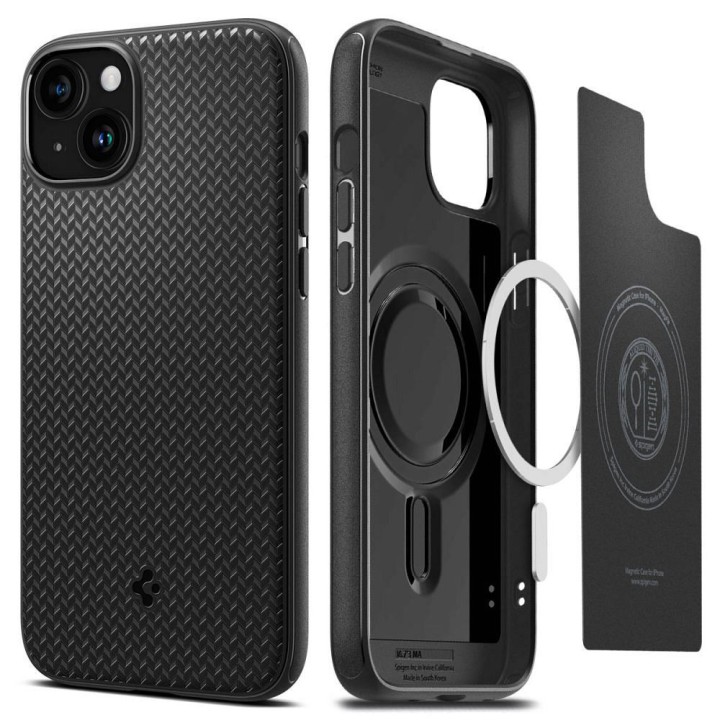 SPIGEN чехол MAG ARMOR совместимый с Magsafe для IPHONE 15 Plus matte black