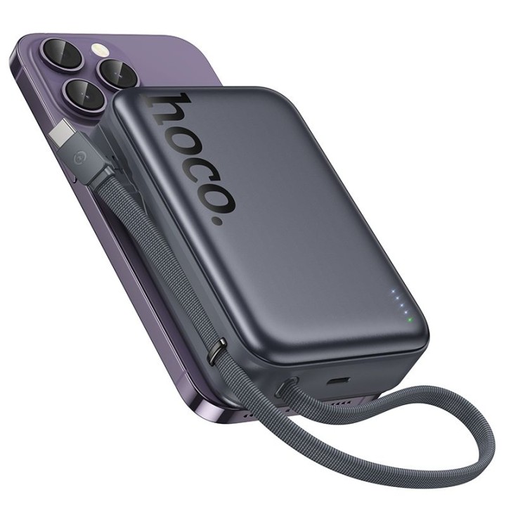 Повербанк Hoco 20000 mAh сумісний з MagSafe QC PD 45W Q44A чорний