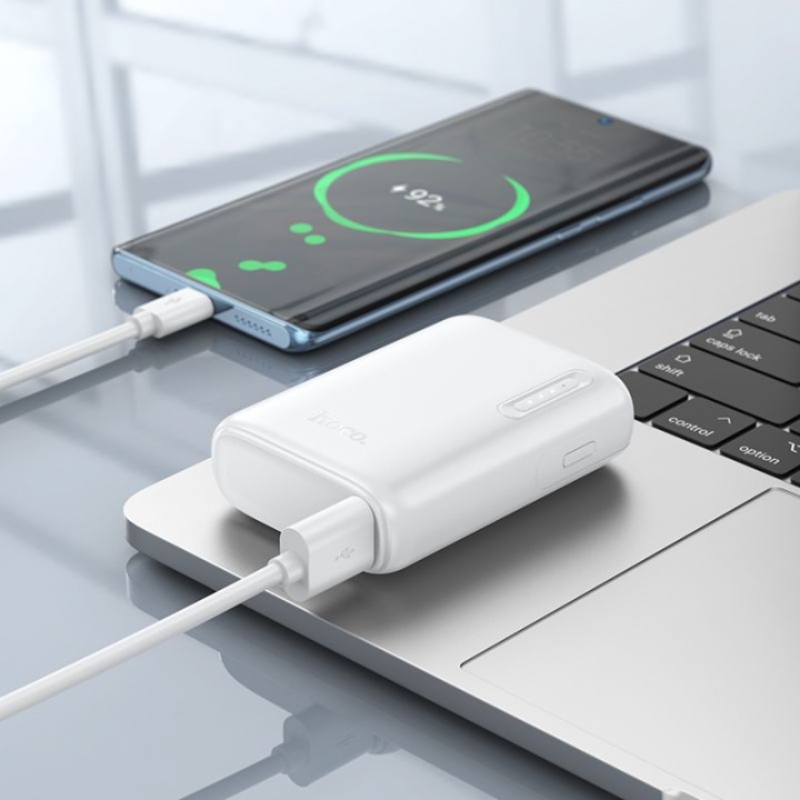 Powerbank Hoco 5000 mAh 2A J158 biały