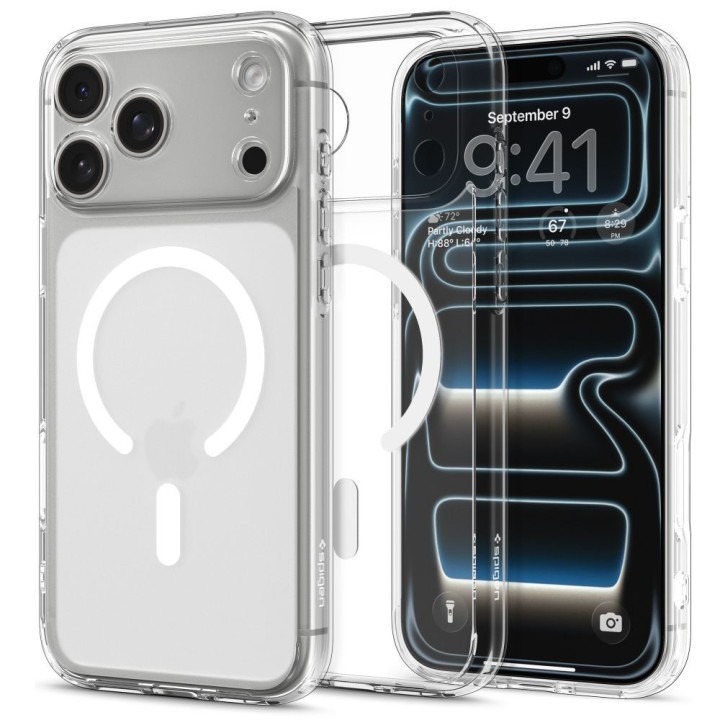 SPIGEN чохол ULTRA HYBRID MAG MAGSAFE IPHONE 17 PRO FROST білий