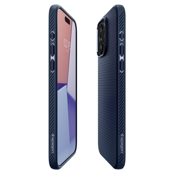SPIGEN чохол LIQUID AIR для IPHONE 15 Pro Max темно-синій