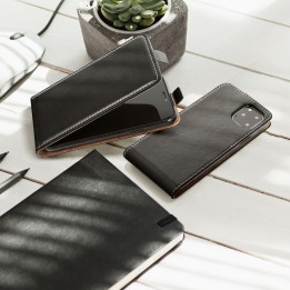 Чехол с клапаном вертикальный на Samsung S26 Slim Flexi Fresh черный