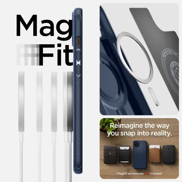 SPIGEN чехол MAG ARMOR совместимый с MagSafe для IPHONE 15 Plus матовый черный