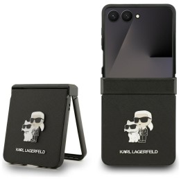 KARL LAGERFELD чохол для SAMSUNG Z FLIP7 KLHCZF7SAPKCNPK (Saffiano KC PIN) чорний