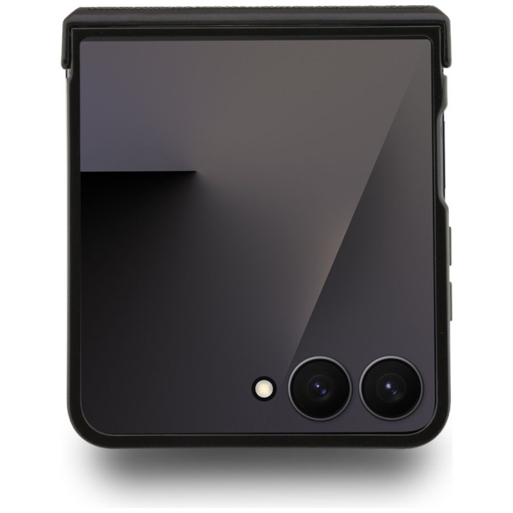 KARL LAGERFELD case for SAMSUNG Z FLIP7 KLHCZF7SAPKCNPK (Saffiano KC PIN) black