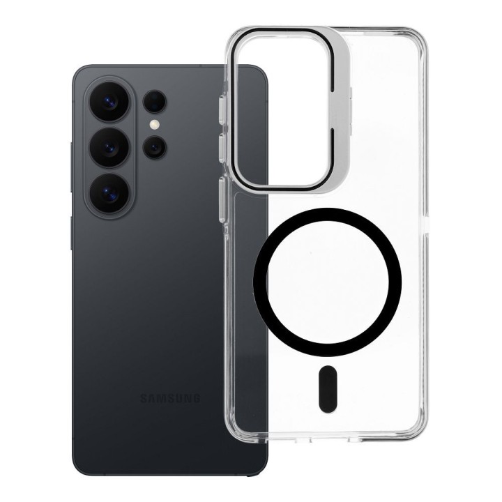 Чохол для Samsung S26 Lens Mag Cover сумісний з MagSafe чорний