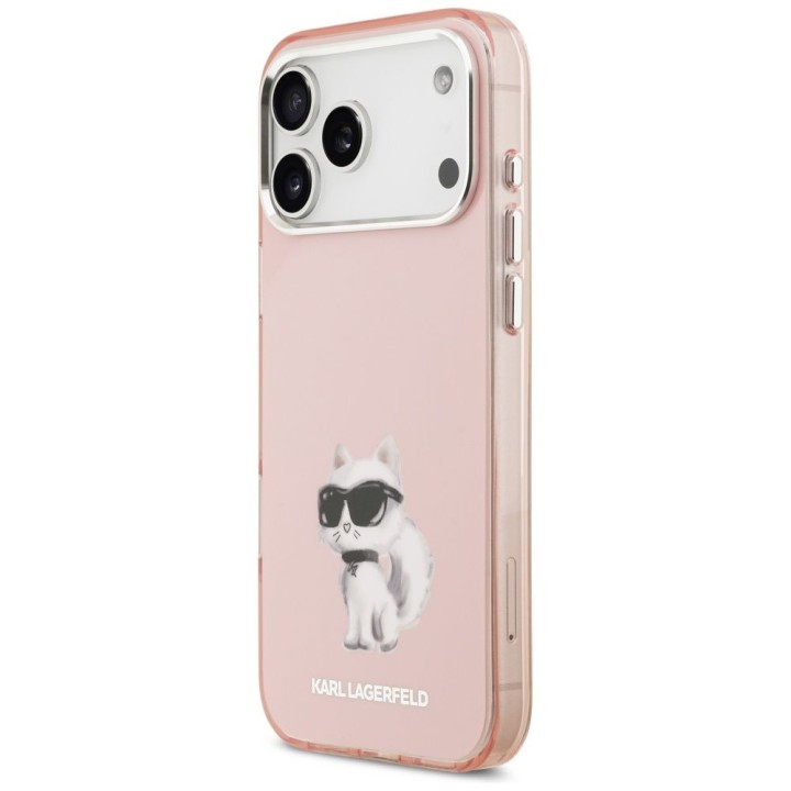 KARL LAGERFELD чохол для IPHONE 17 Pro сумісний з MagSafe KLHMP17LHGKCGKBK (IML Glitter k&C Sketch Logo) чорний