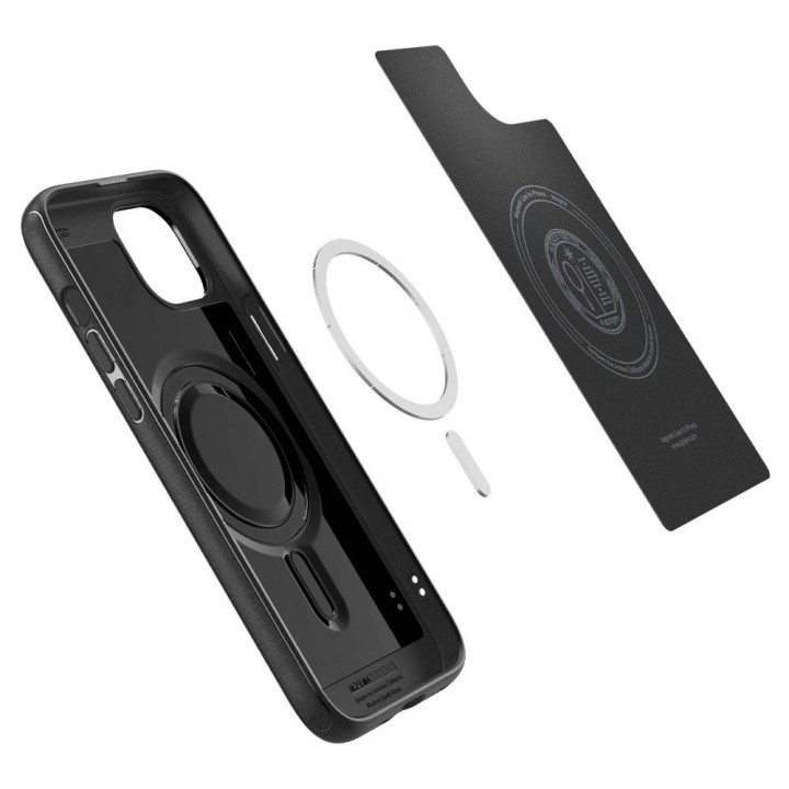 SPIGEN case MAG ARMOR compatible with Magsafe for IPHONE 15 Plus matte black