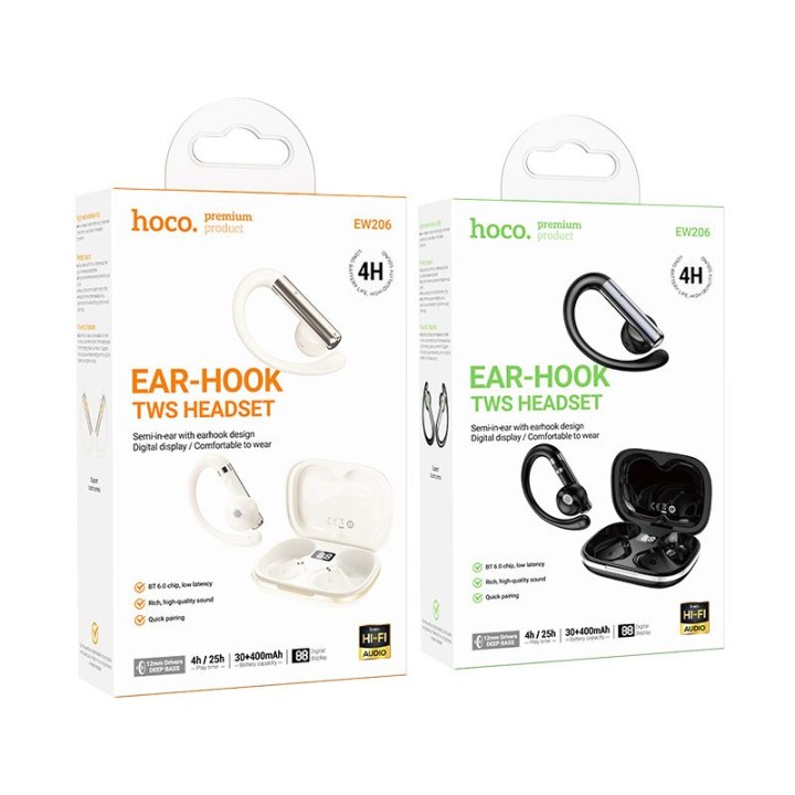 Wireless in-ear headphones Hoco TWS EW206 white